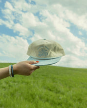 "Childlike Faith" - Vanilla & Sky Blue Corduroy Hat - Proclamation Coalition