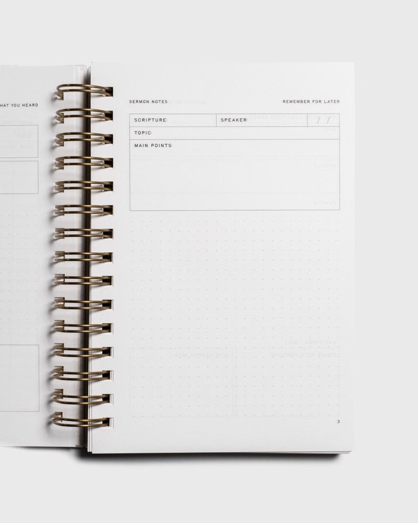 Church Notes Spiral - Bound (Limited Edition) - Proclamation Coalition