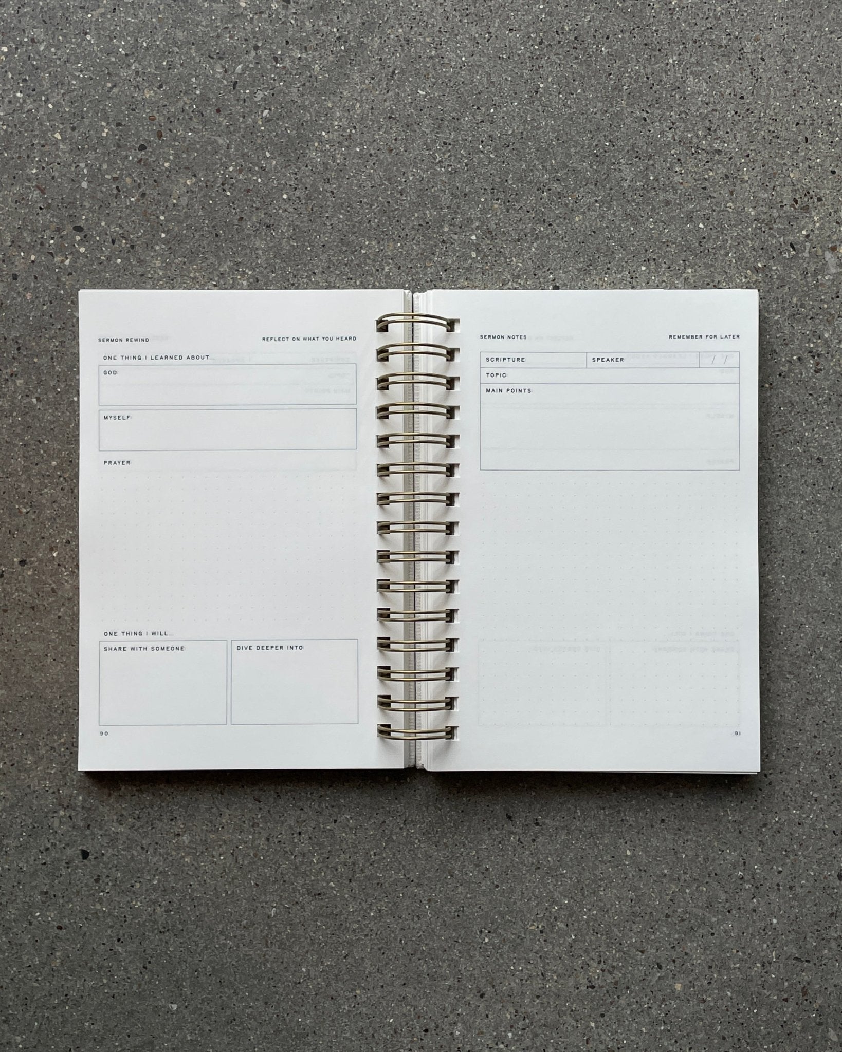 Church Notes Spiral - Bound (Limited Edition) - Proclamation Coalition