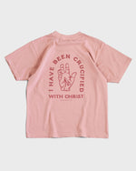 "Crucified With Christ" Salmon Heavyweight Tee - Proclamation Coalition
