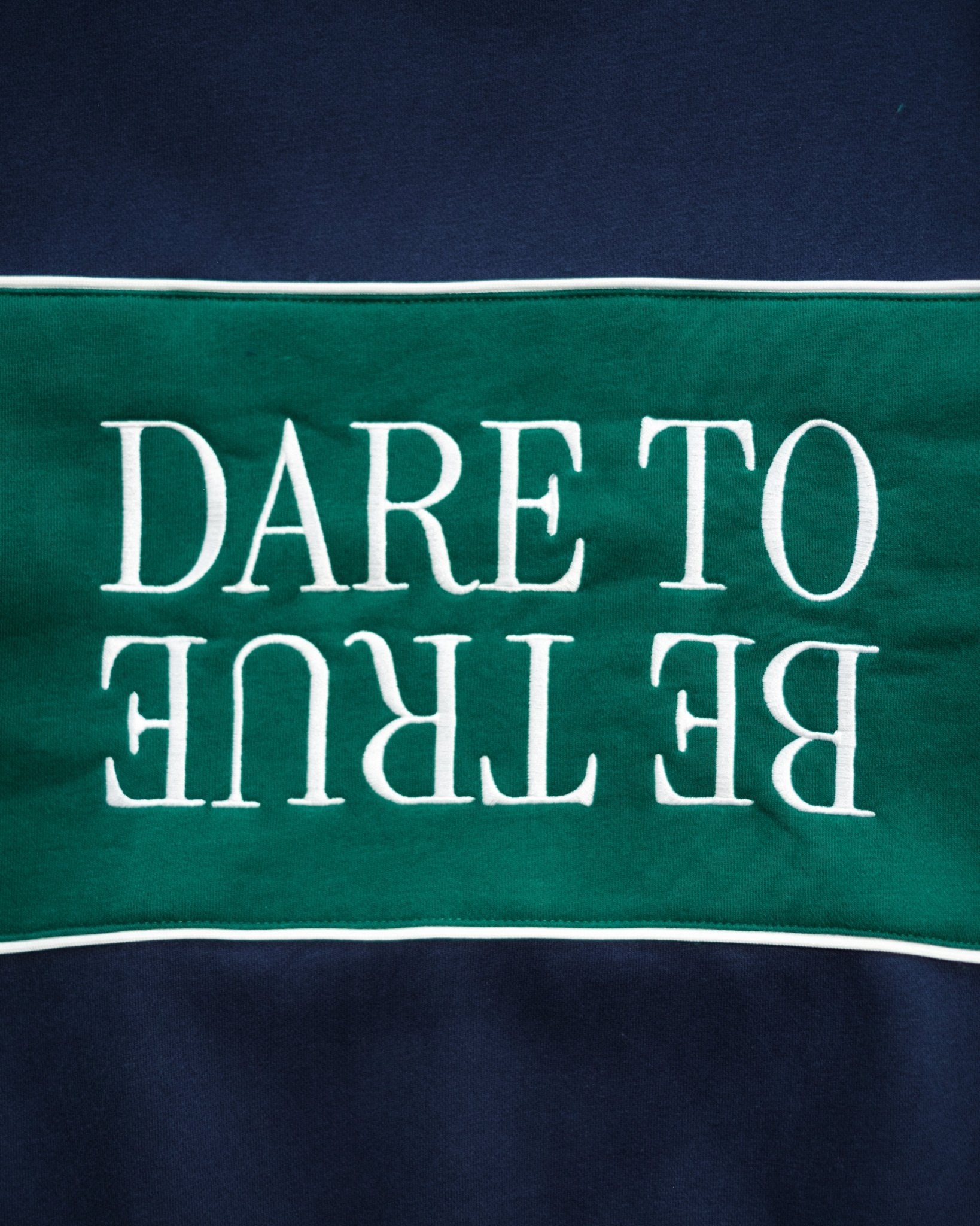 "Dare To Be True" Color - Block Comfort Crewneck - Proclamation Coalition