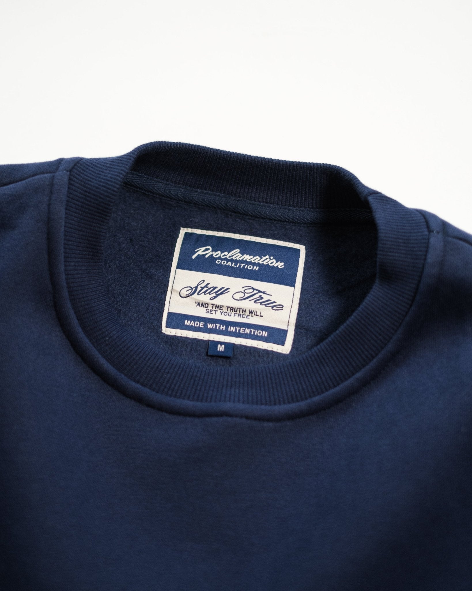 "Dare To Be True" Color - Block Comfort Crewneck - Proclamation Coalition