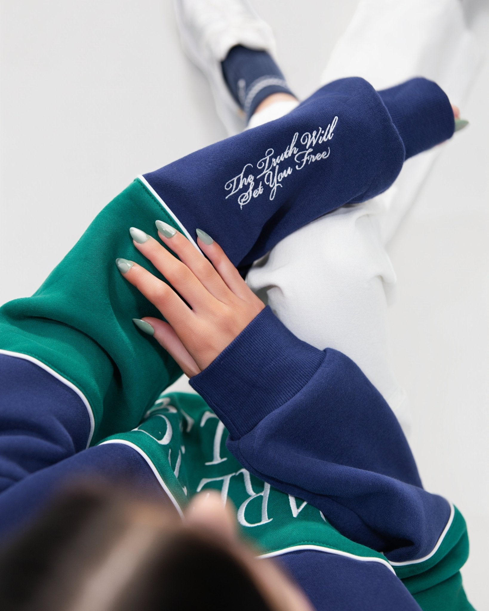 "Dare To Be True" Color - Block Comfort Crewneck - Proclamation Coalition