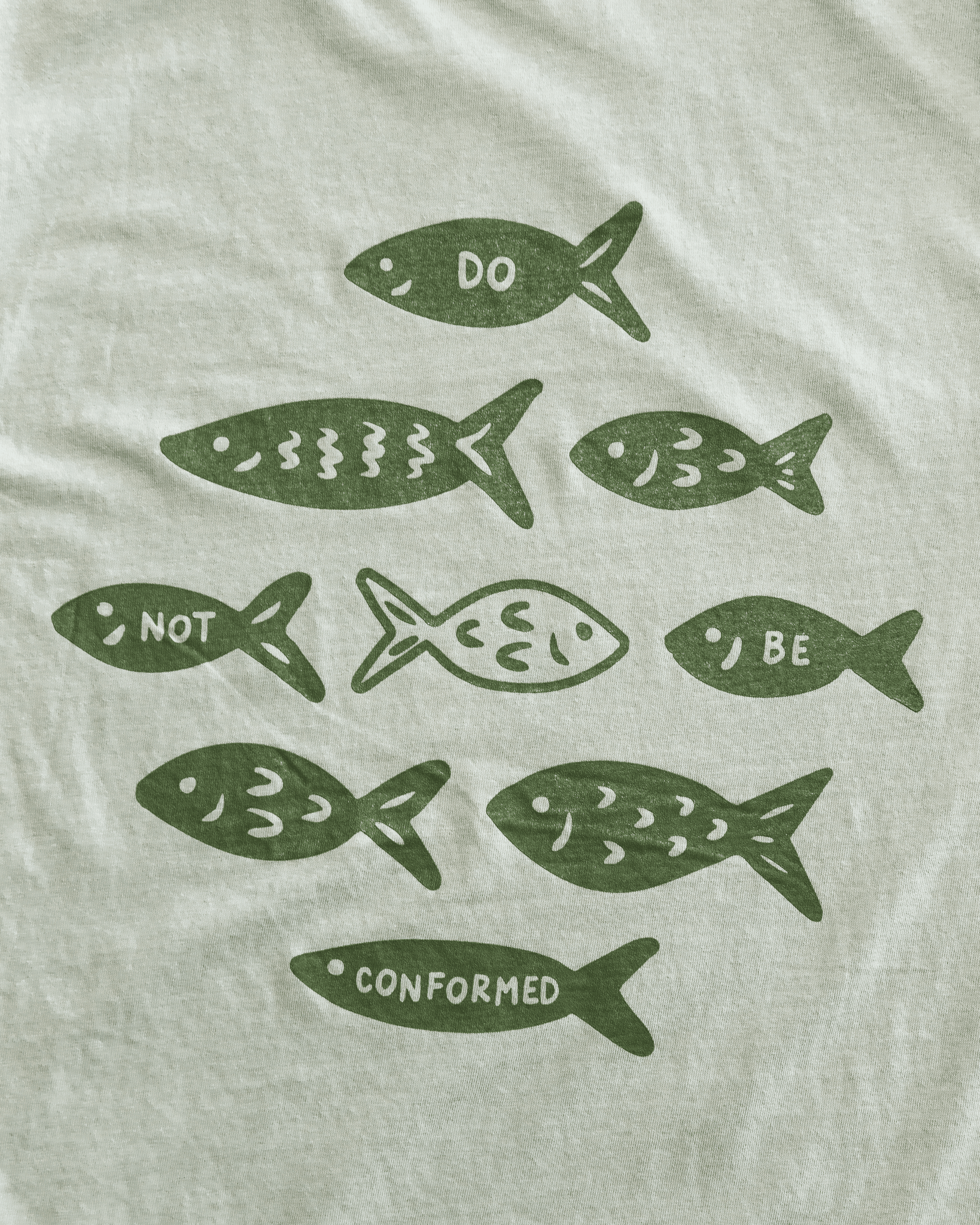 "Don't Conform" Sage COMFORT COLORS Tee - Proclamation Coalition