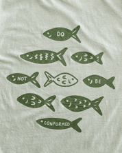 "Don't Conform" Sage COMFORT COLORS Tee - Proclamation Coalition