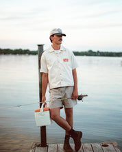 "Fisher of Men" Embroidered Button Up Shirt - Proclamation Coalition