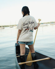 "Fisher of Men" Ivory Embroidered Essential Tee - Proclamation Coalition
