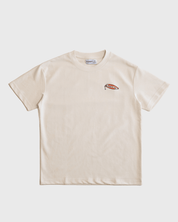 "Fisher of Men" Ivory Embroidered Essential Tee - Proclamation Coalition
