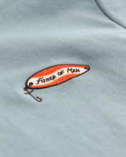 "Fisher of Men" Seafoam Embroidered Essential Tee - Proclamation Coalition