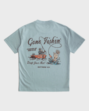 "Fisher of Men" Seafoam Embroidered Essential Tee - Proclamation Coalition