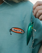 "Fisher of Men" Seafoam Embroidered Essential Tee - Proclamation Coalition