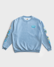 “Fruit Labels” Picnic Comfort Crewneck - Proclamation Coalition