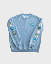 “Fruit Labels” Picnic Comfort Crewneck - Proclamation Coalition
