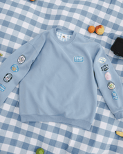 “Fruit Labels” Picnic Comfort Crewneck - Proclamation Coalition