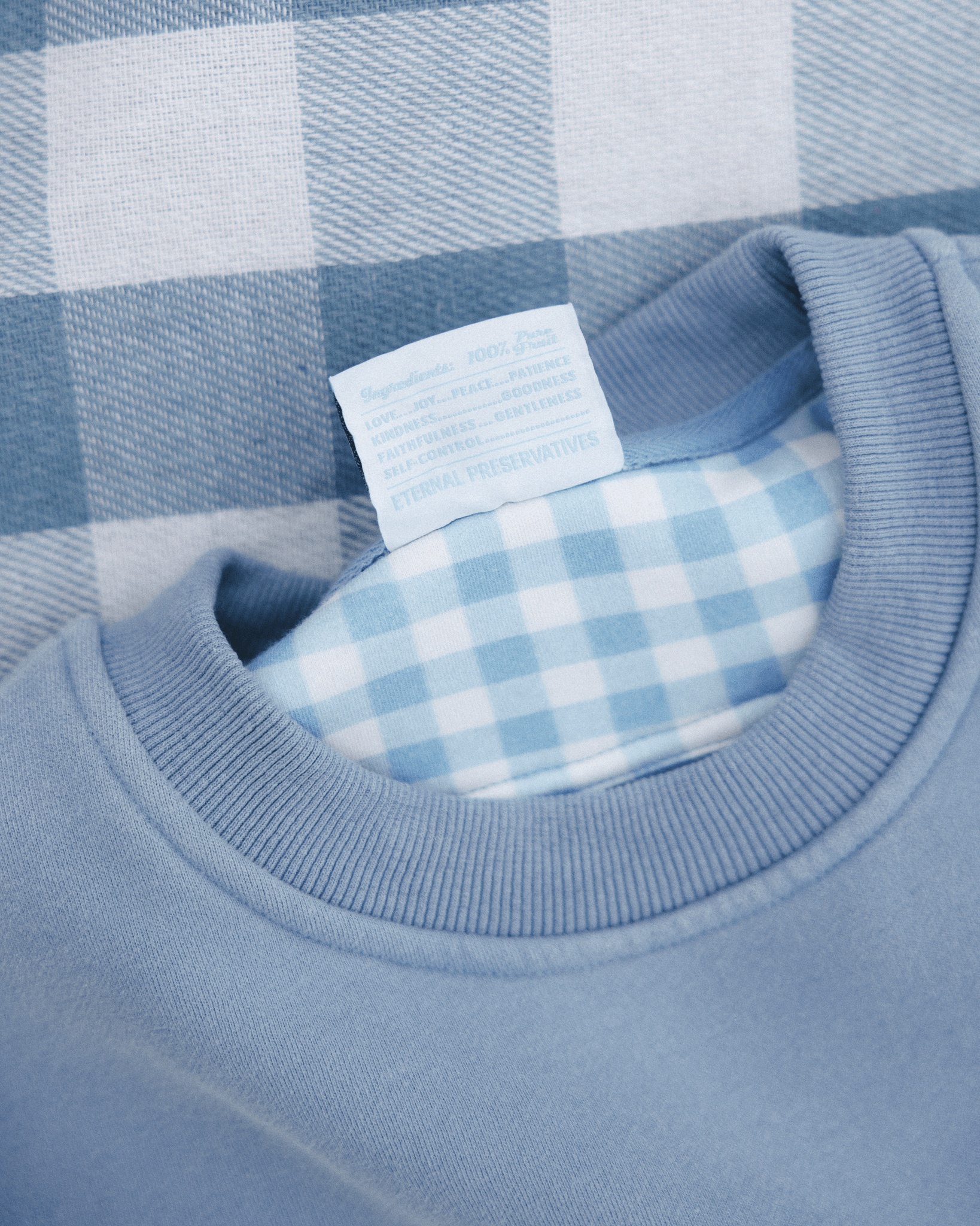 “Fruit Labels” Picnic Comfort Crewneck - Proclamation Coalition