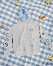 “Fruit Labels” Picnic Comfort Hoodie - Proclamation Coalition