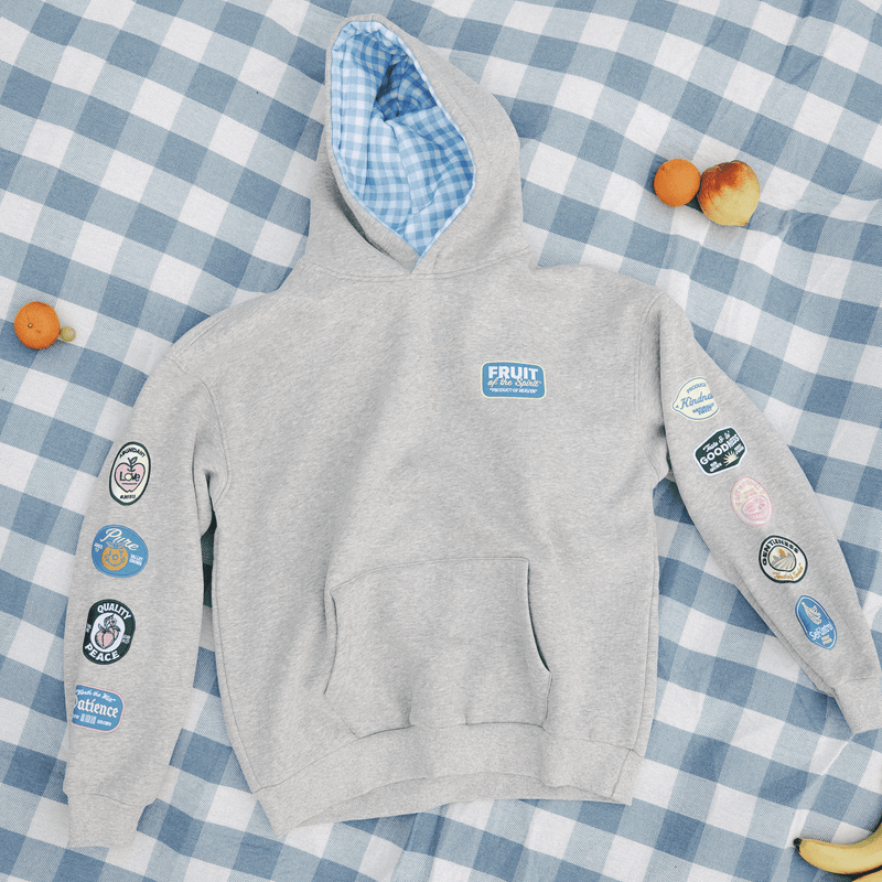 “Fruit Labels” Picnic Comfort Hoodie