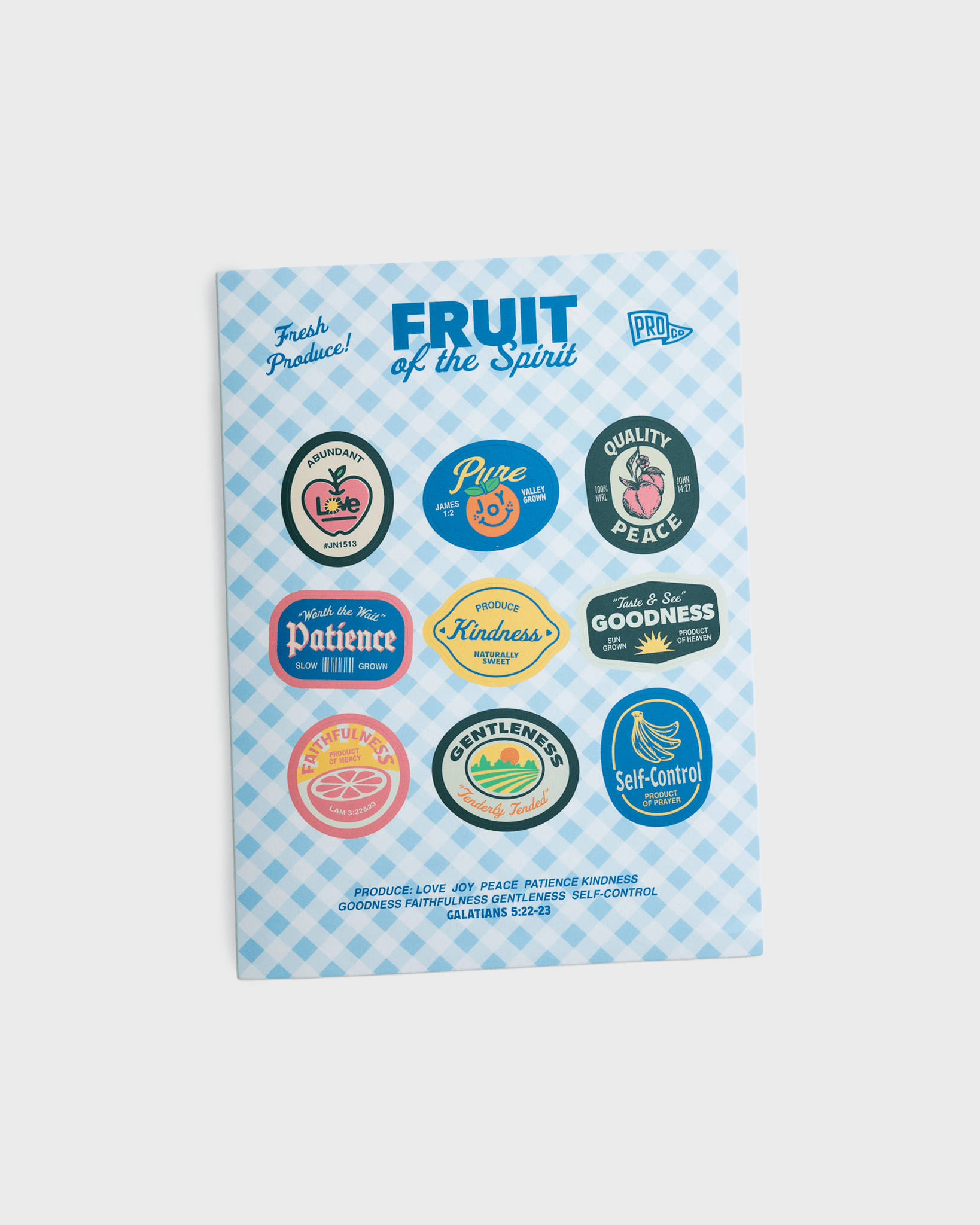 "Fruit Labels" Sticker Sheet - Proclamation Coalition