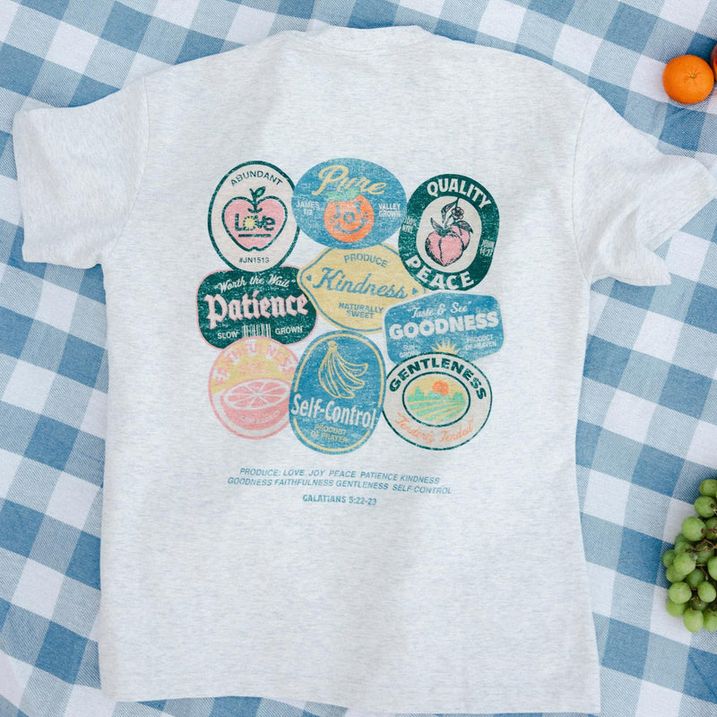 “Fruit Labels” Vintage Essential Tee