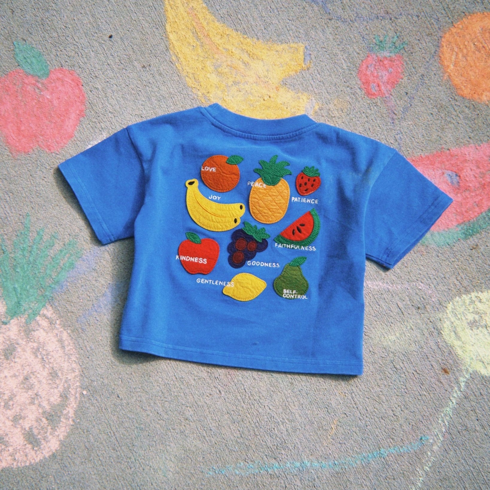 "Fruit of the Spirit - Felt Board" Kids Boxy Tee - Proclamation Coalition