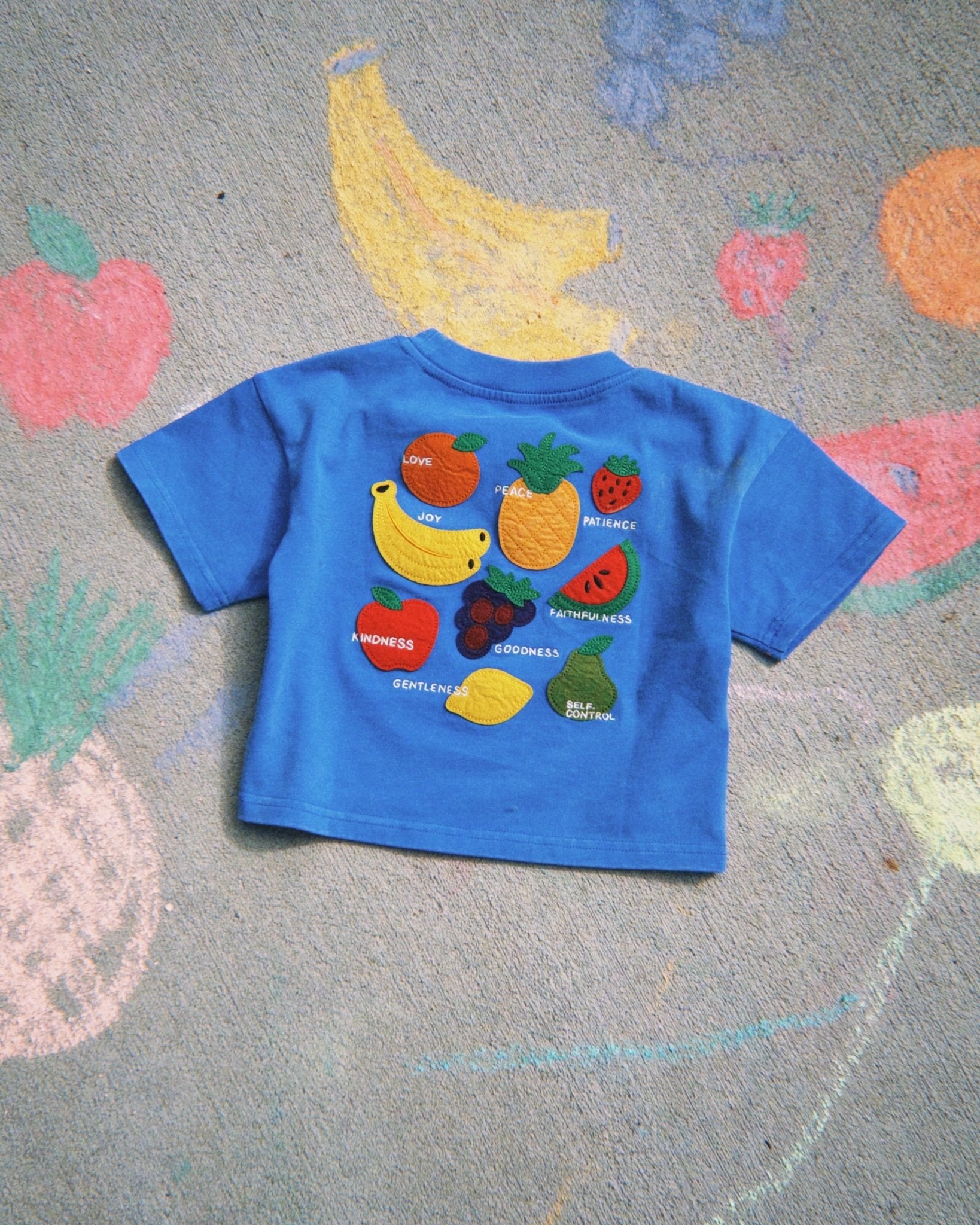 "Fruit of the Spirit - Felt Board" Kids Boxy Tee - Proclamation Coalition