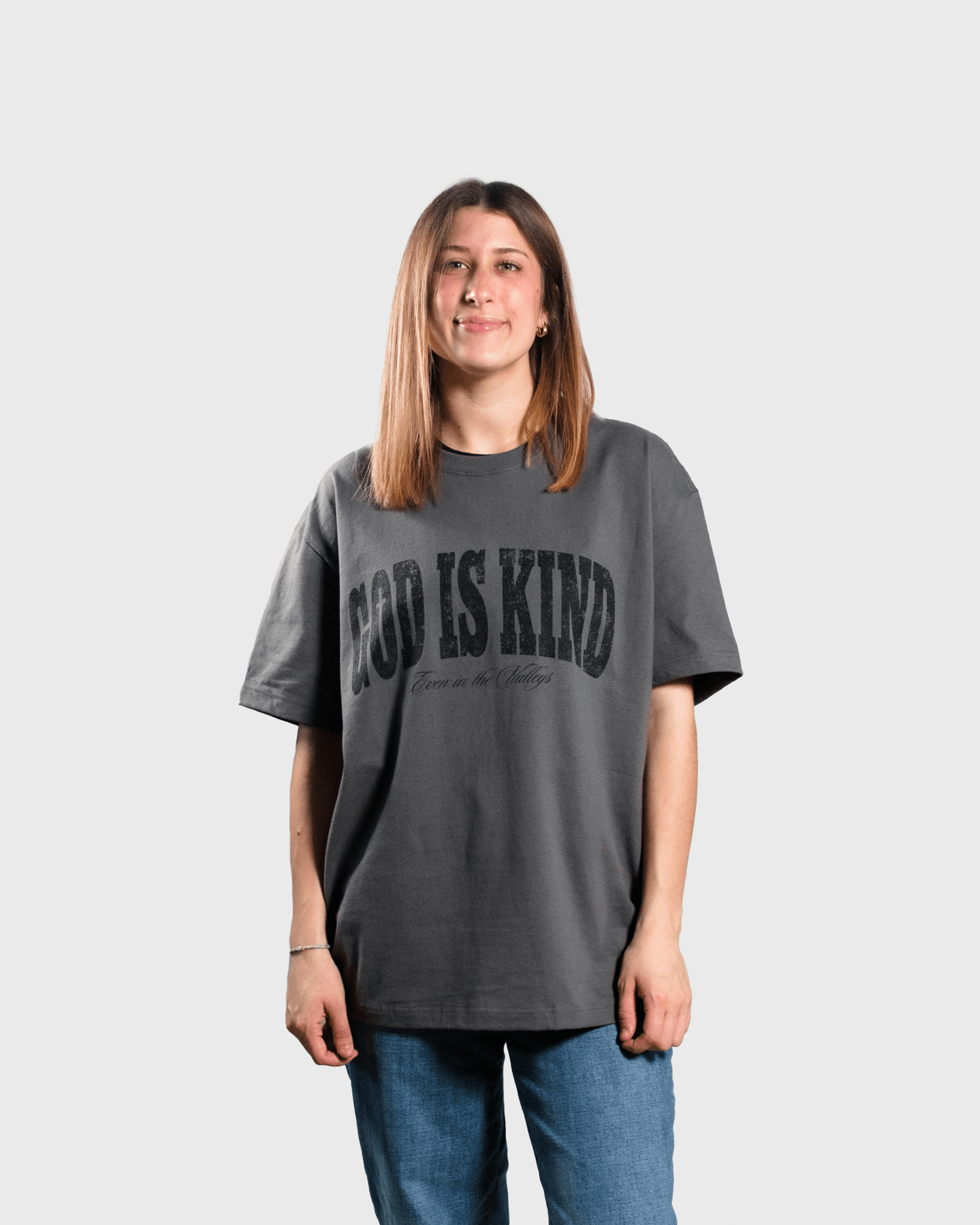 "GOD IS KIND" Heavyweight Pepper Tee (Exclusive) - Proclamation Coalition