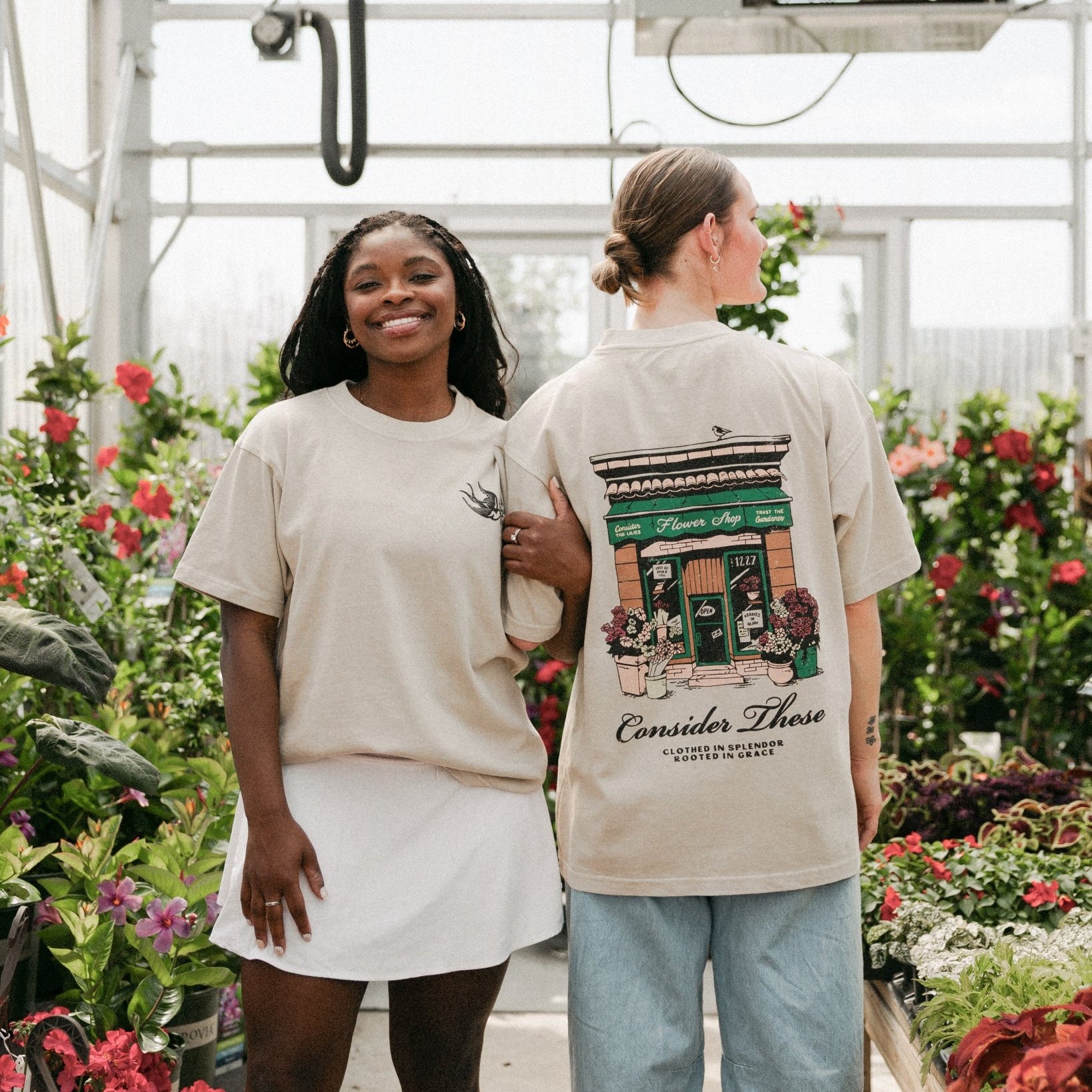 "God's Flower Shop" Heavyweight Tee - Proclamation Coalition