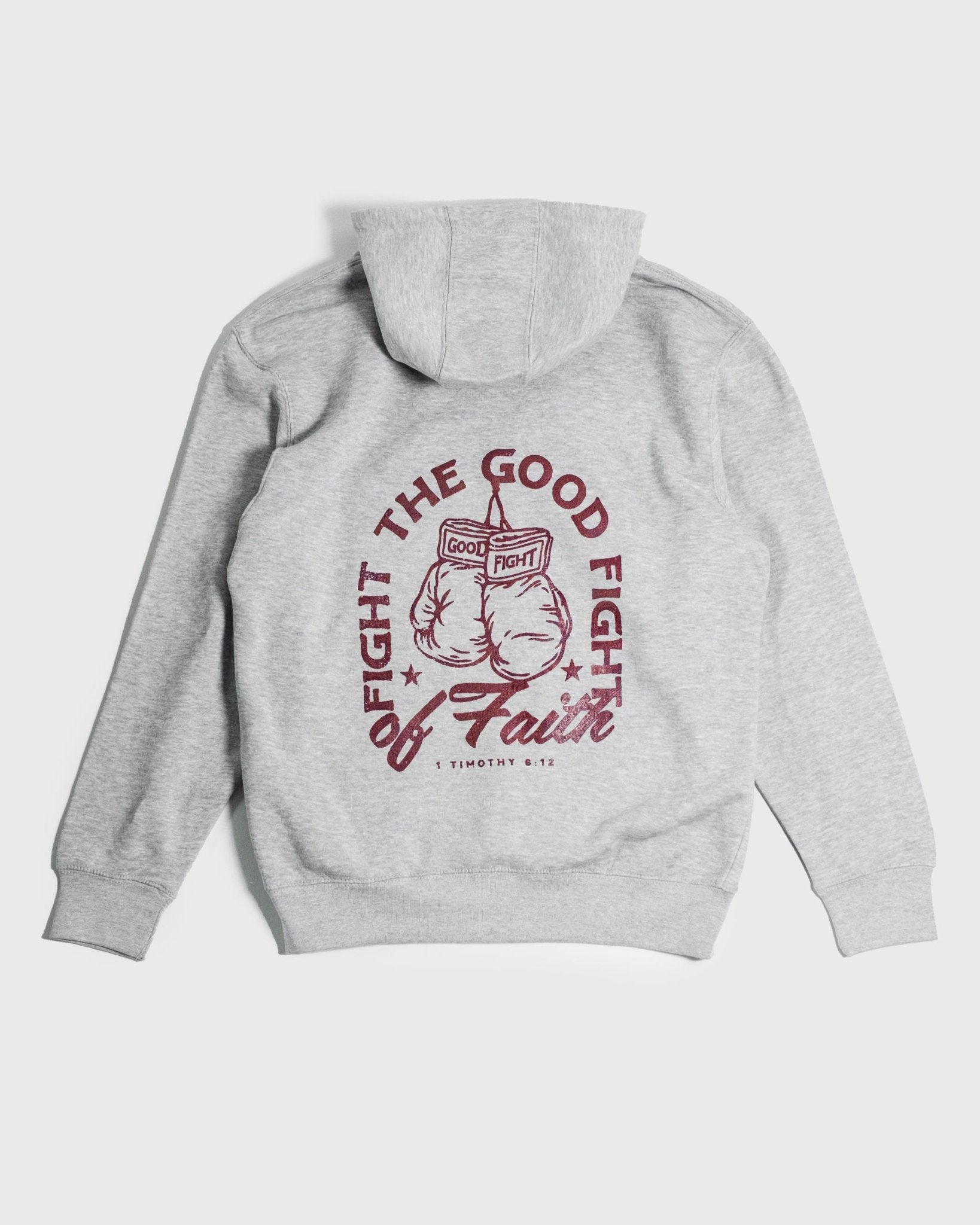 "Good Fight" Athletic Grey Zip - Up (Limited Edition) - Proclamation Coalition