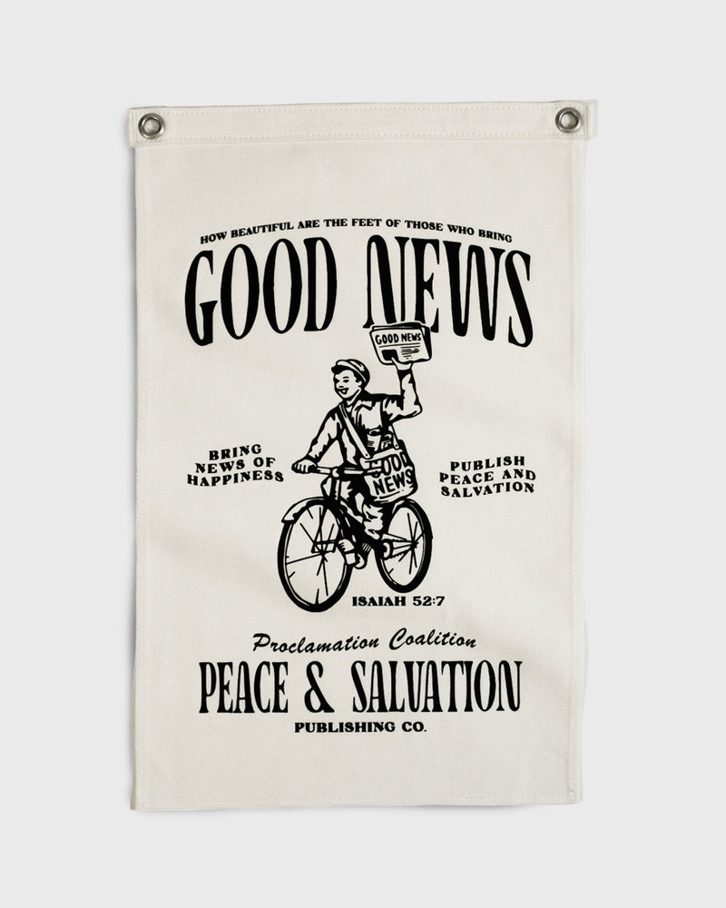 "Good News - Paper Boy" Flag - Proclamation Coalition