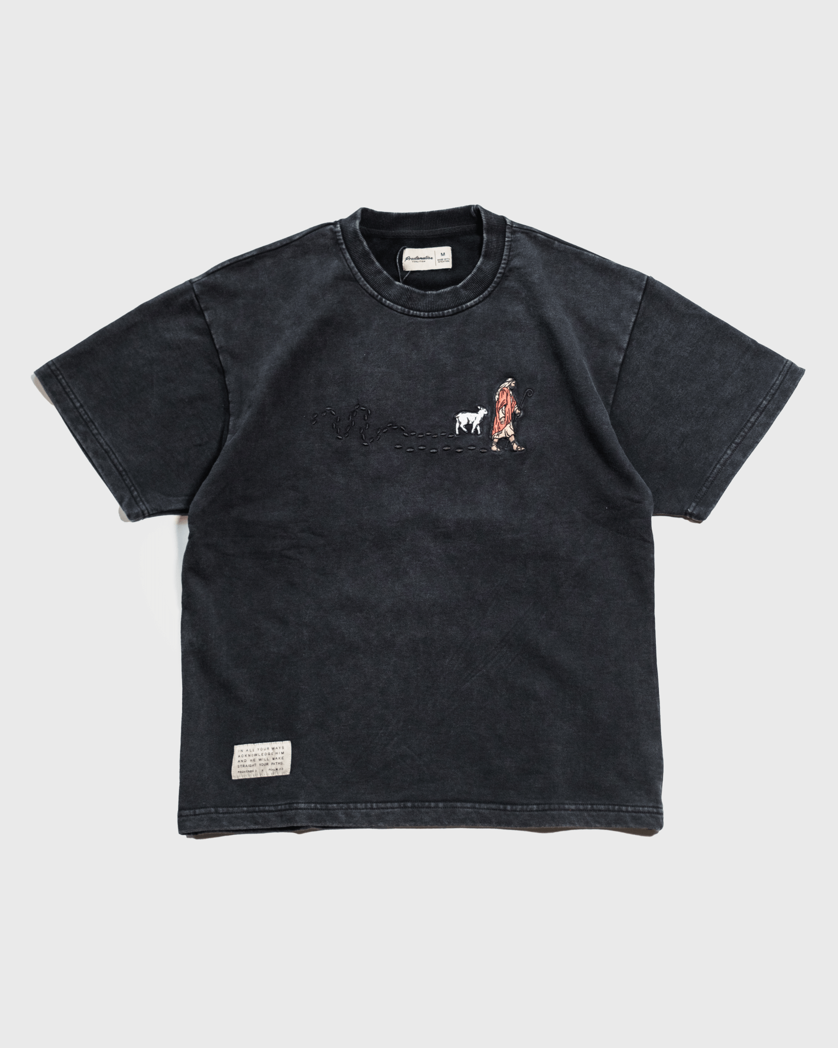"Good Shepherd" Dark Valleys Heavyweight+ Tee (Puff Print) - Proclamation Coalition