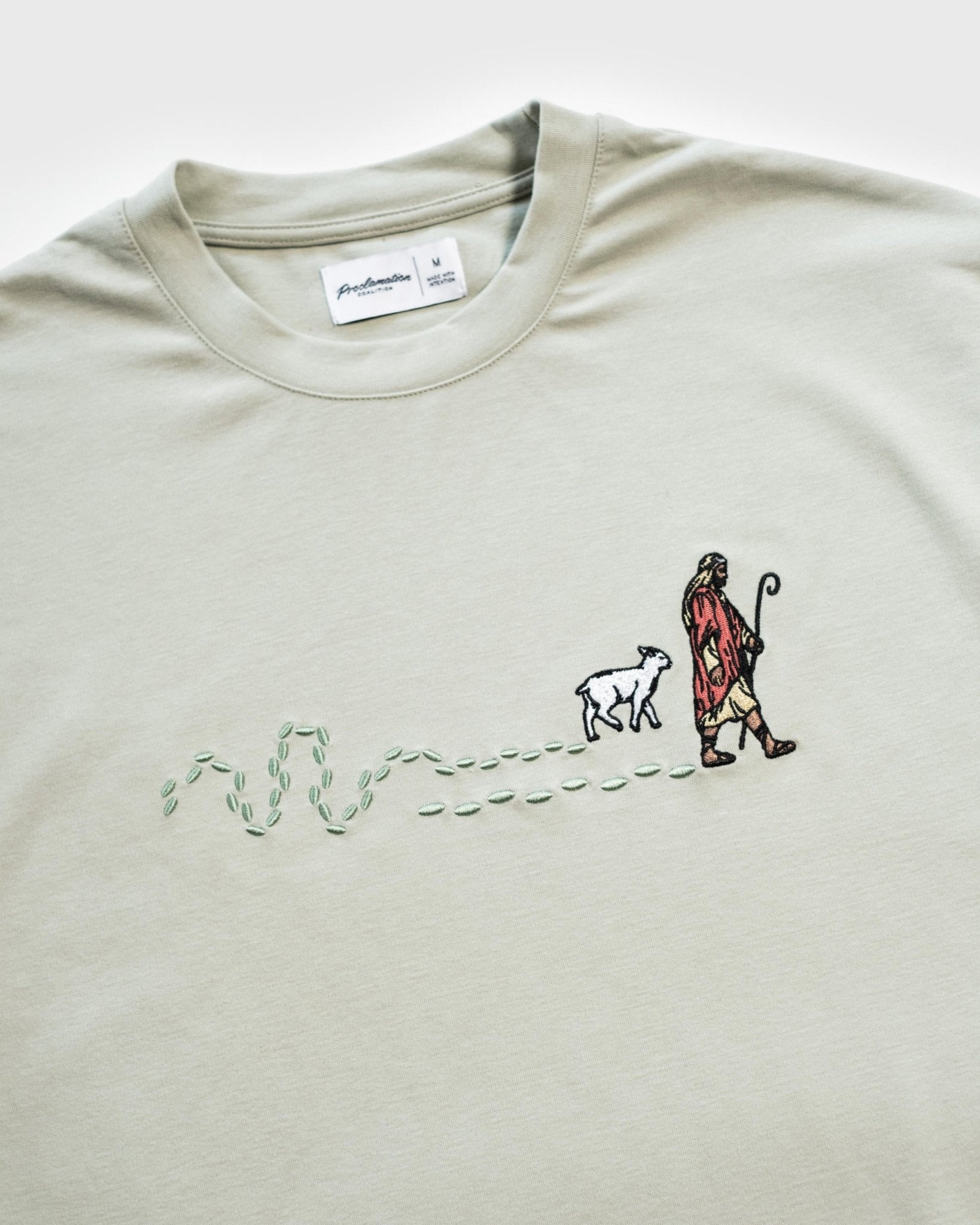 "Good Shepherd" Green Pastures Essential Tee - Proclamation Coalition