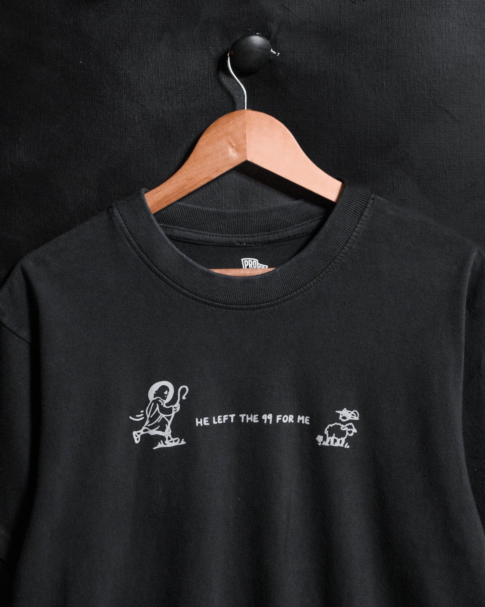 "He Left the 99" Heavyweight Tee (Throwback) - Proclamation Coalition