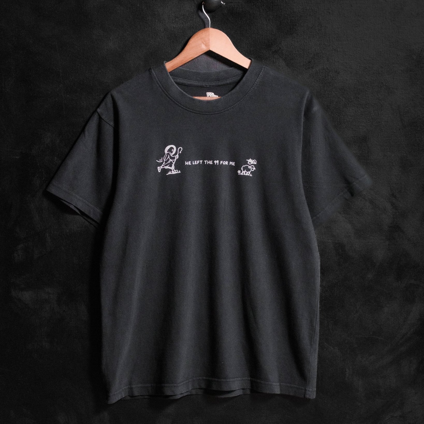 "He Left the 99" Heavyweight Tee (Throwback) - Proclamation Coalition