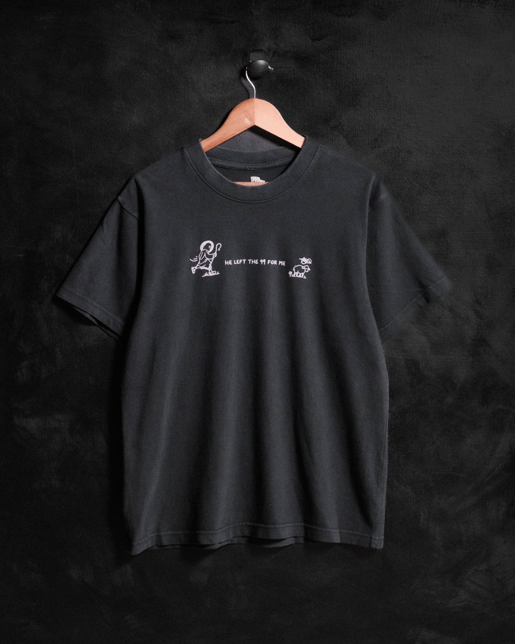 "He Left the 99" Heavyweight Tee (Throwback) - Proclamation Coalition