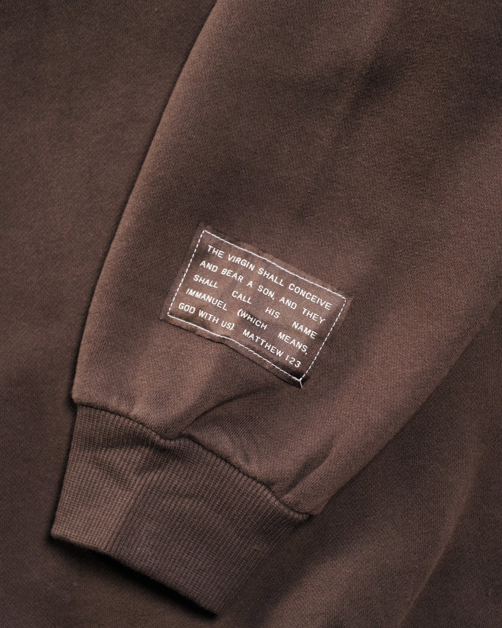 "Immanuel - Where Jesus Walked" Puff - Print Comfort Crewneck - Proclamation Coalition