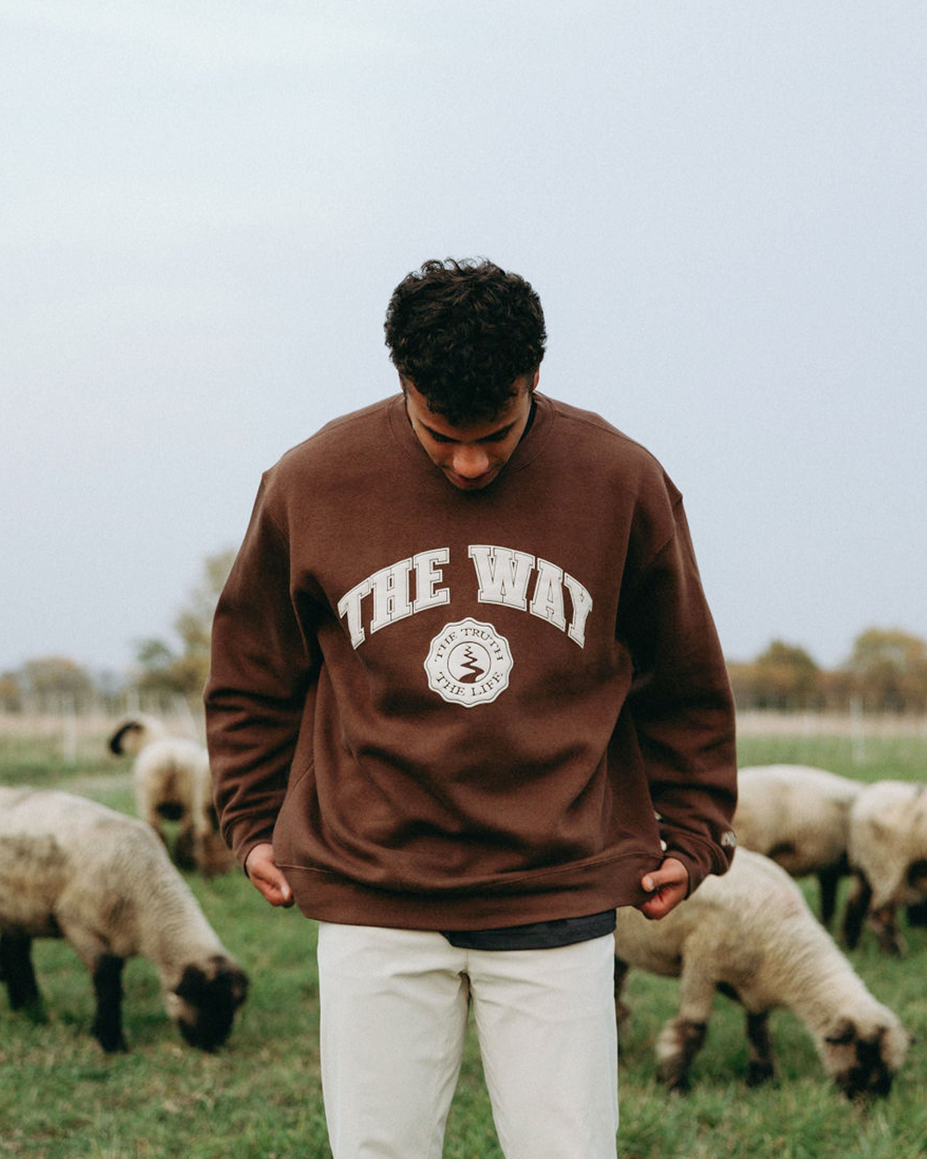 "The Way" Premium Crewneck (Puff Print)