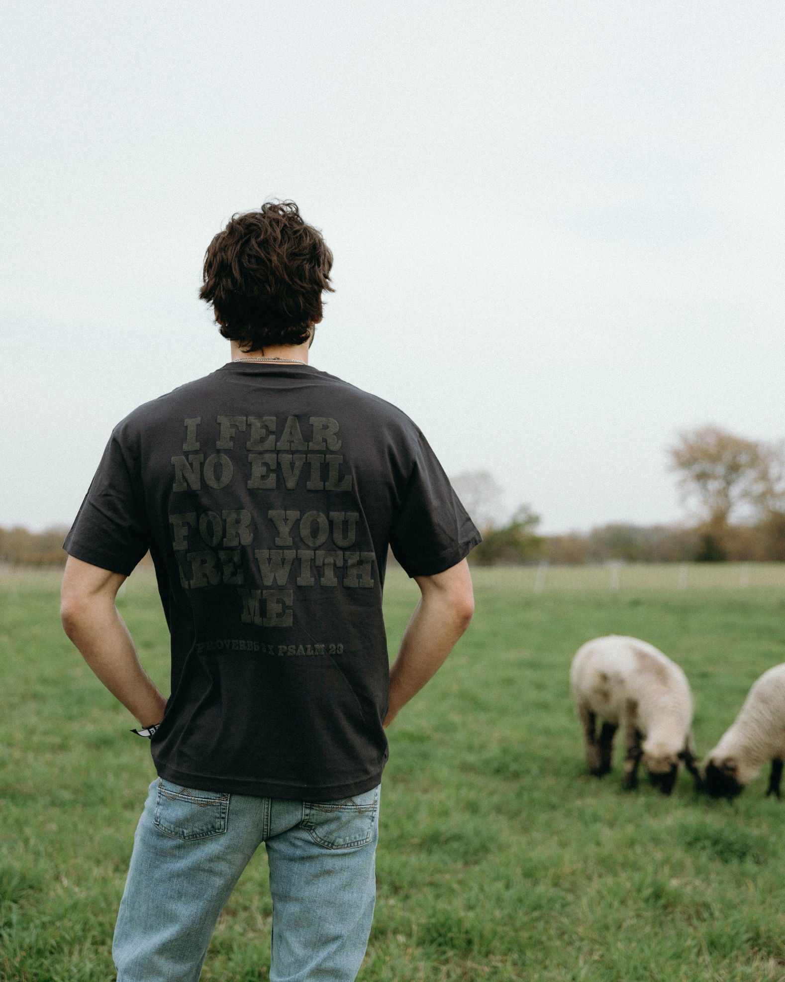 "Straight Paths" Dark Valleys Tee (Puff Print)