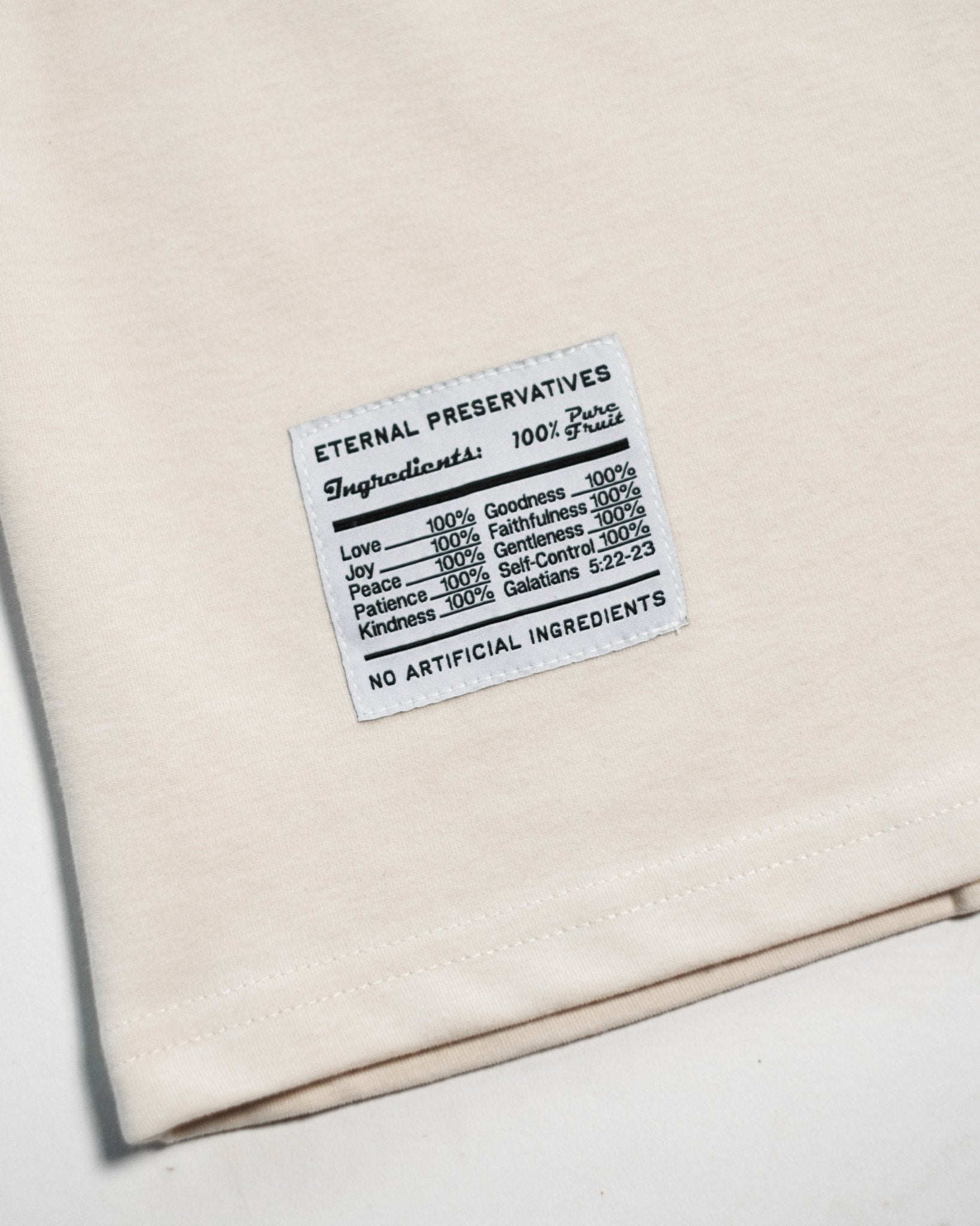 "Juice Box" Ivory Essential Tee - Proclamation Coalition