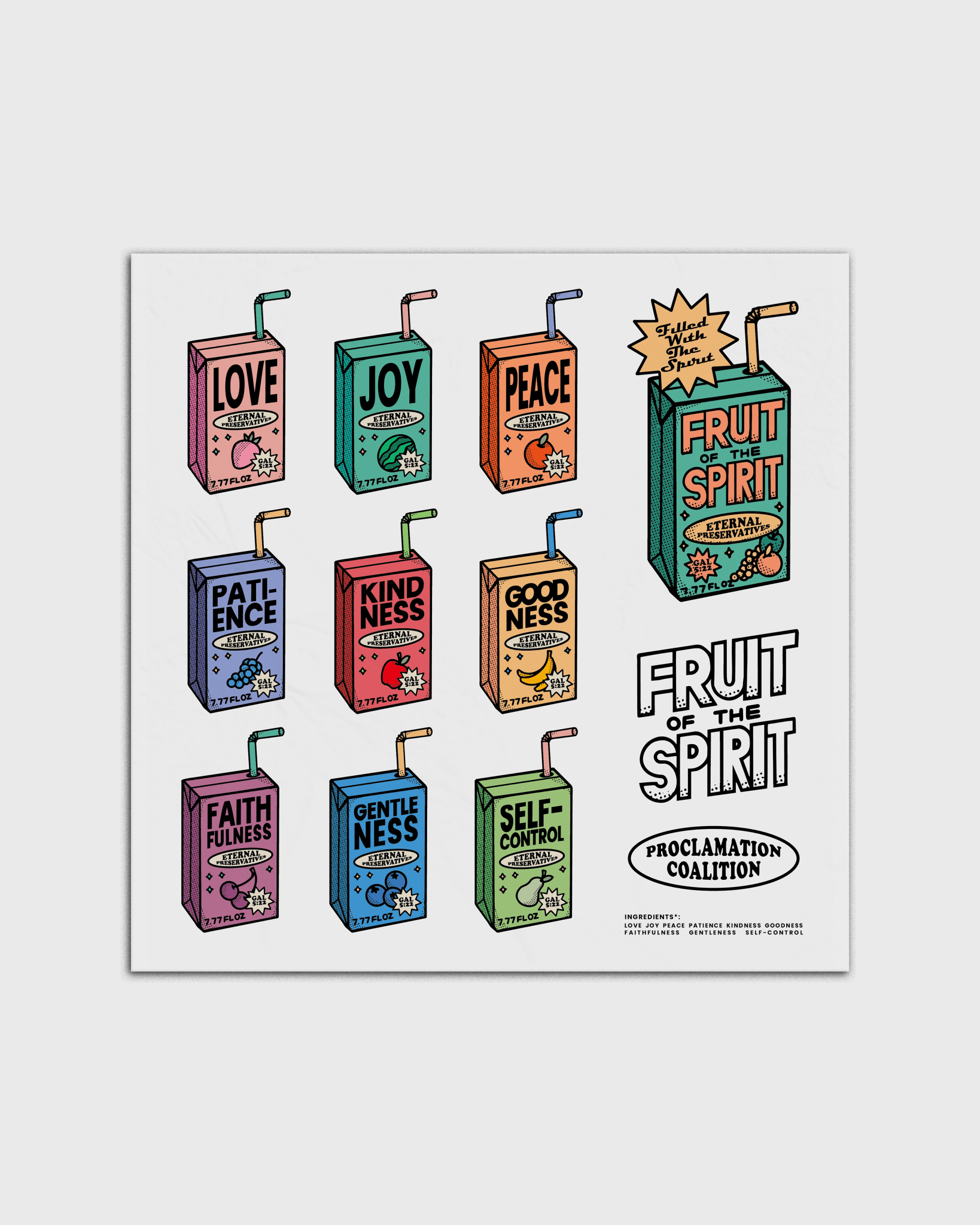 "Juice Box" Stickers - Proclamation Coalition