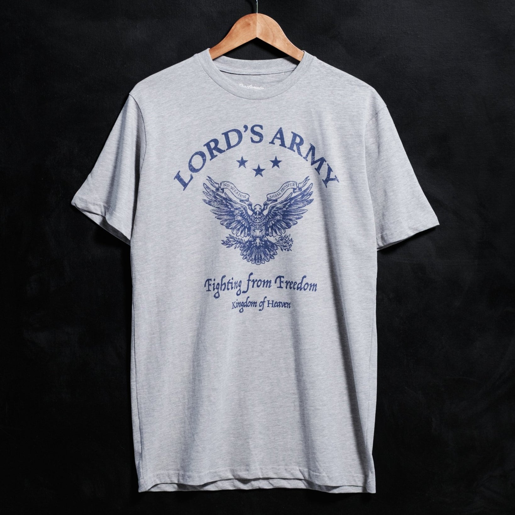 "Lord's Army" Heather Grey Tee - Proclamation Coalition