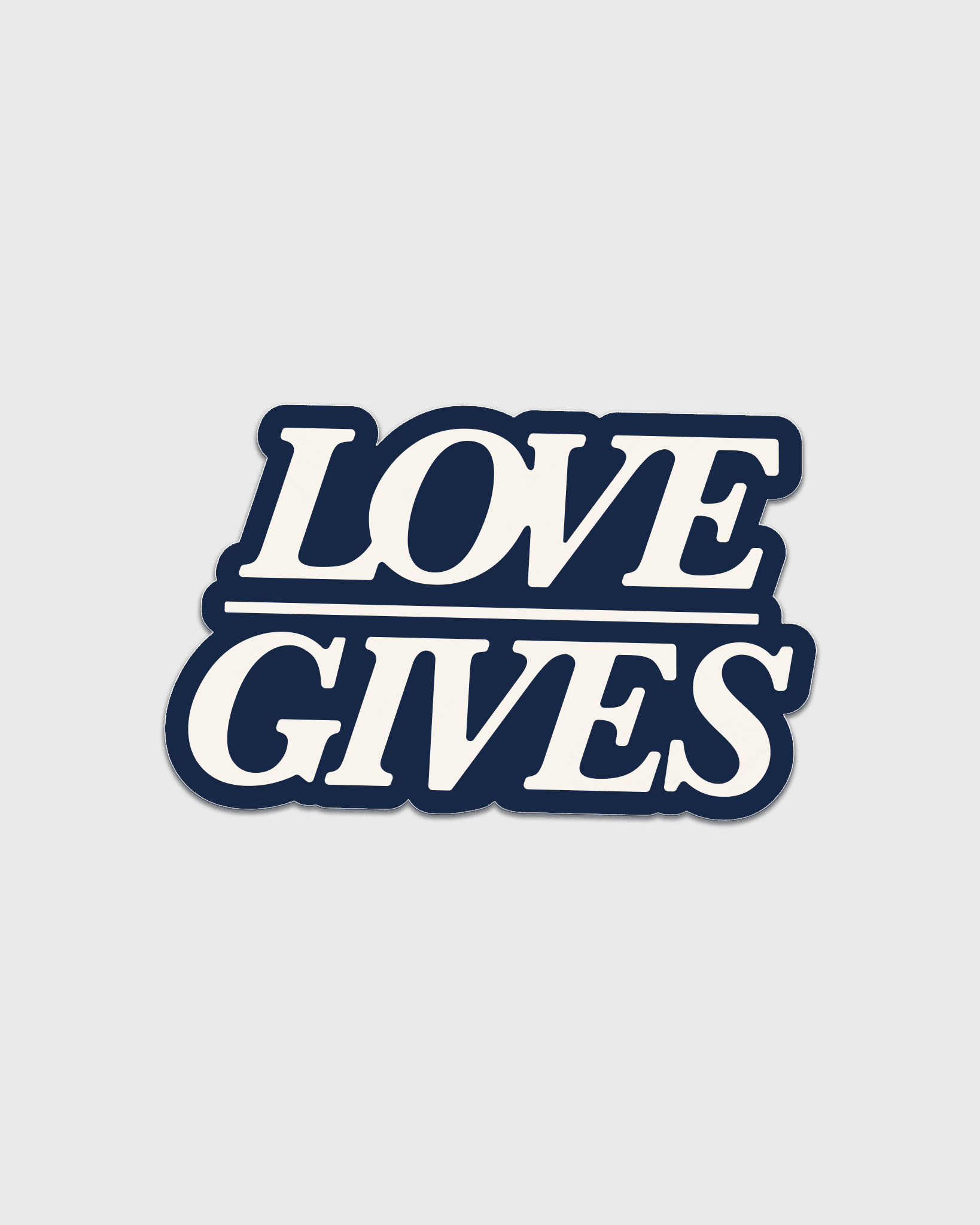 "Love Gives" Sticker - Proclamation Coalition