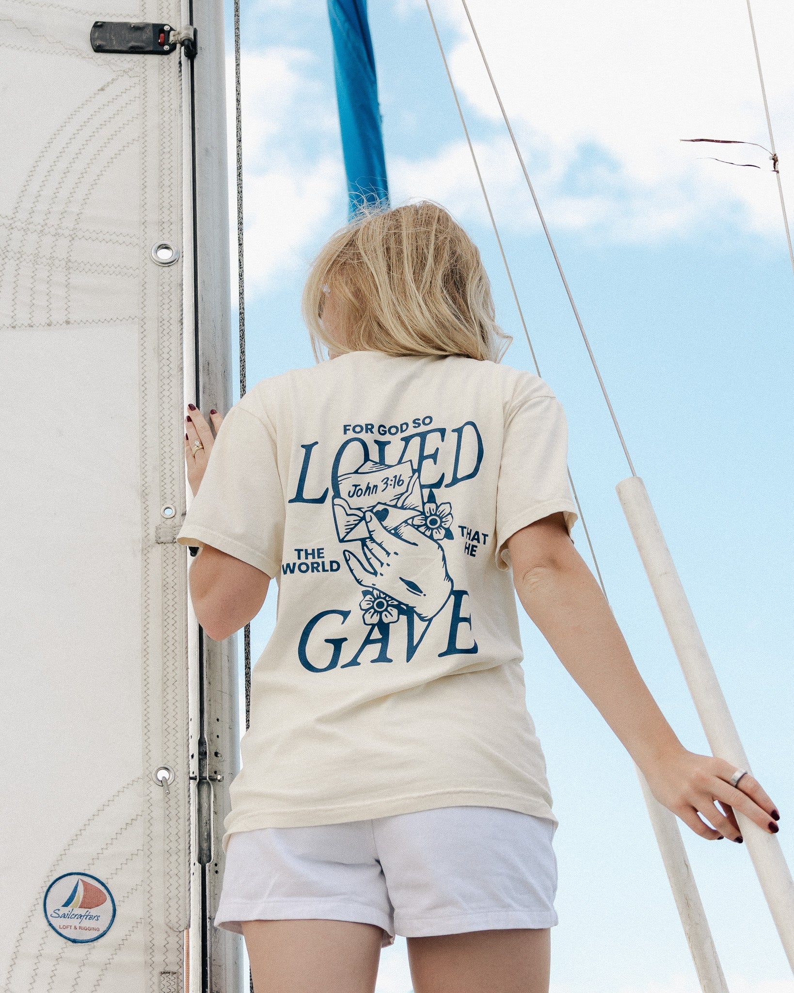"Love Letter X Love Gives" Ivory Tee - Proclamation Coalition