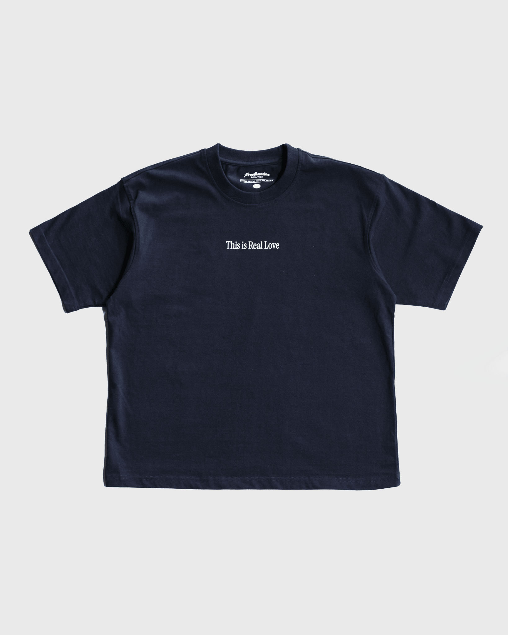 "Loved to Death" Navy Heavyweight Tee - Proclamation Coalition