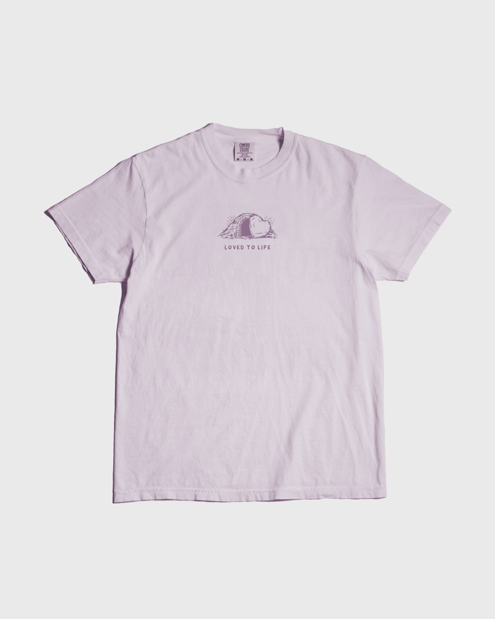 "Loved to Life" Orchid Tee - Proclamation Coalition