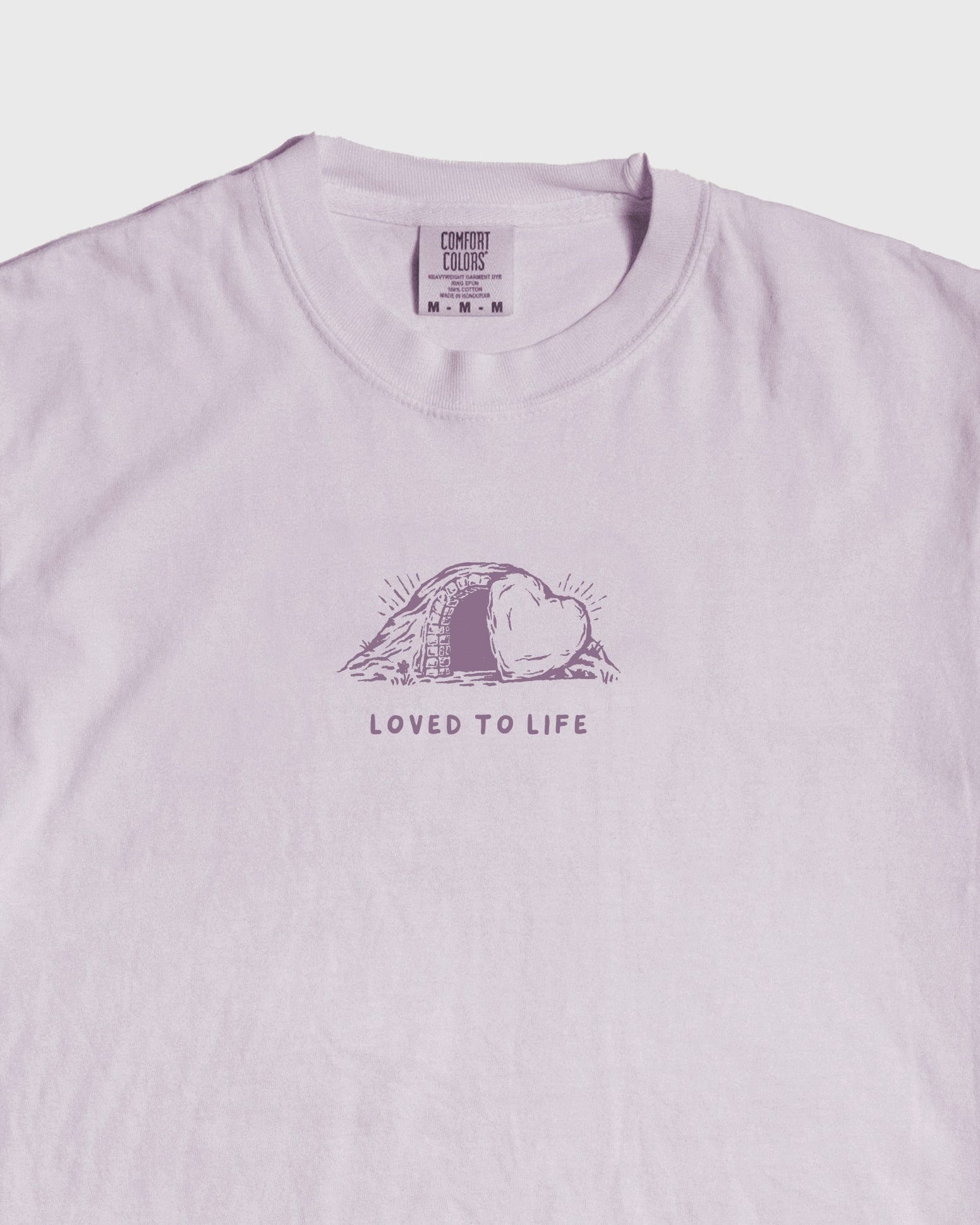 "Loved to Life" Orchid Tee - Proclamation Coalition