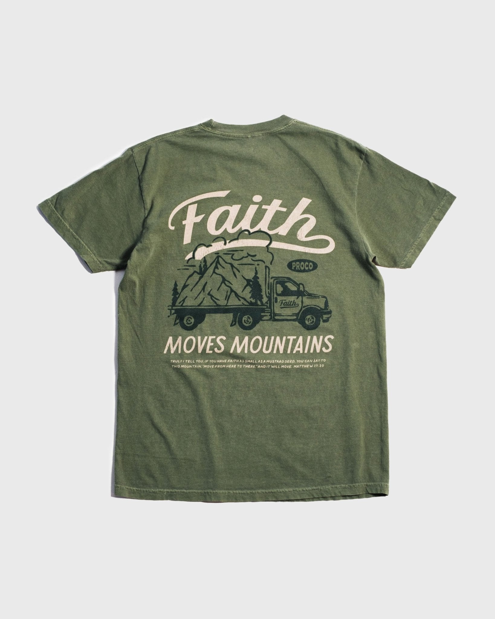 "Mountain Mover" Fern Green Tee - Proclamation Coalition