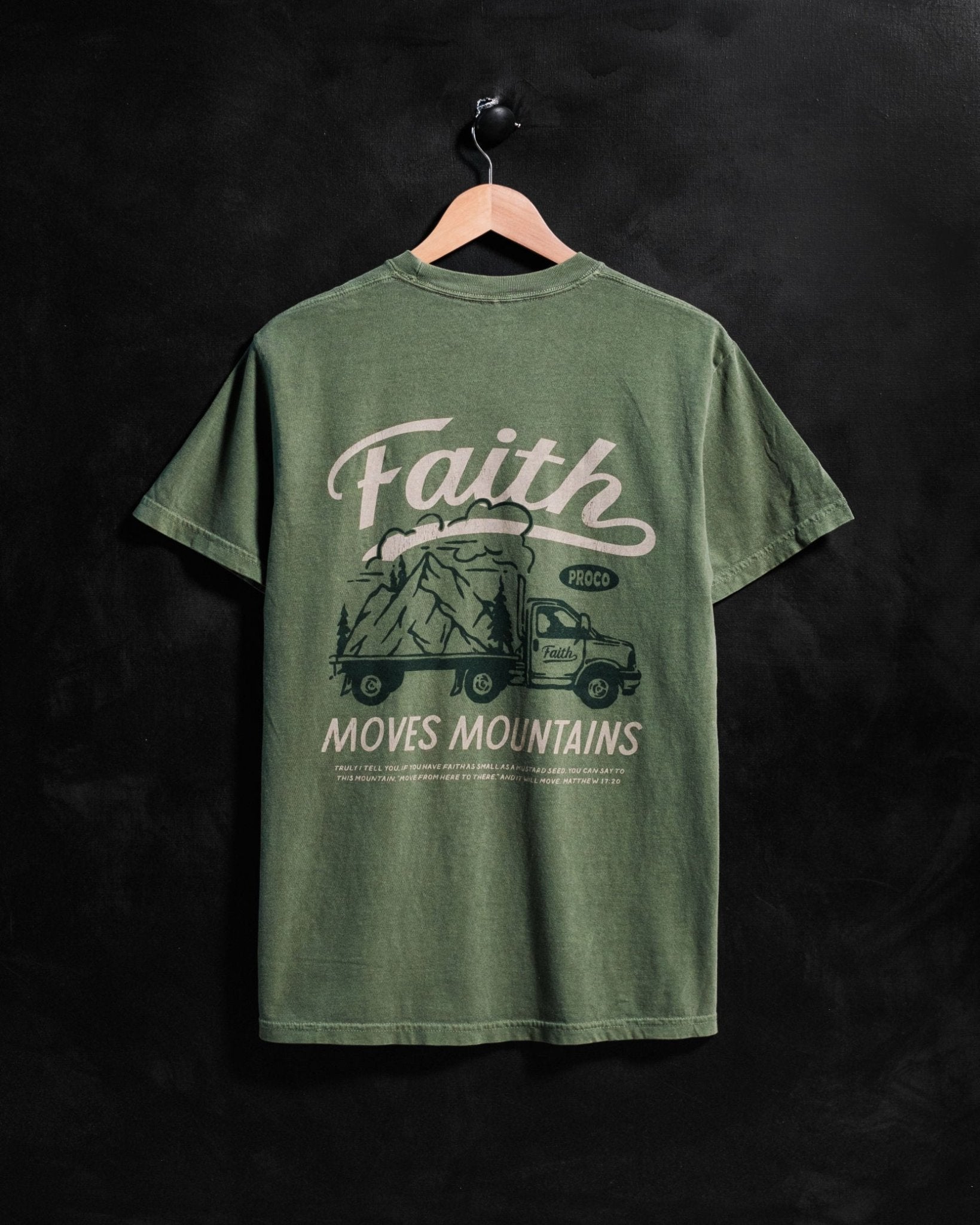 "Mountain Mover" Fern Green Tee - Proclamation Coalition