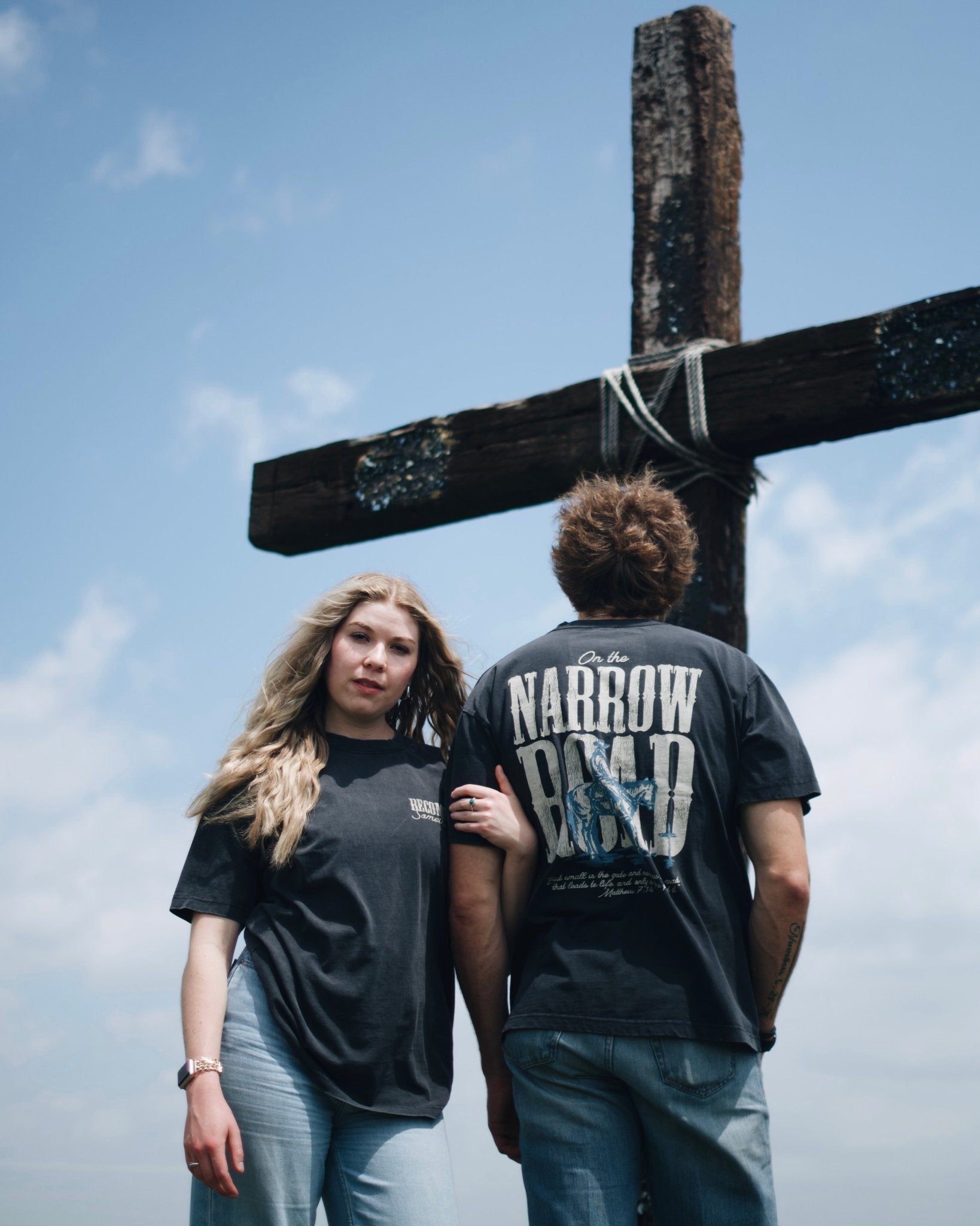 "Narrow Road" Vintage Heavyweight Tee - Proclamation Coalition