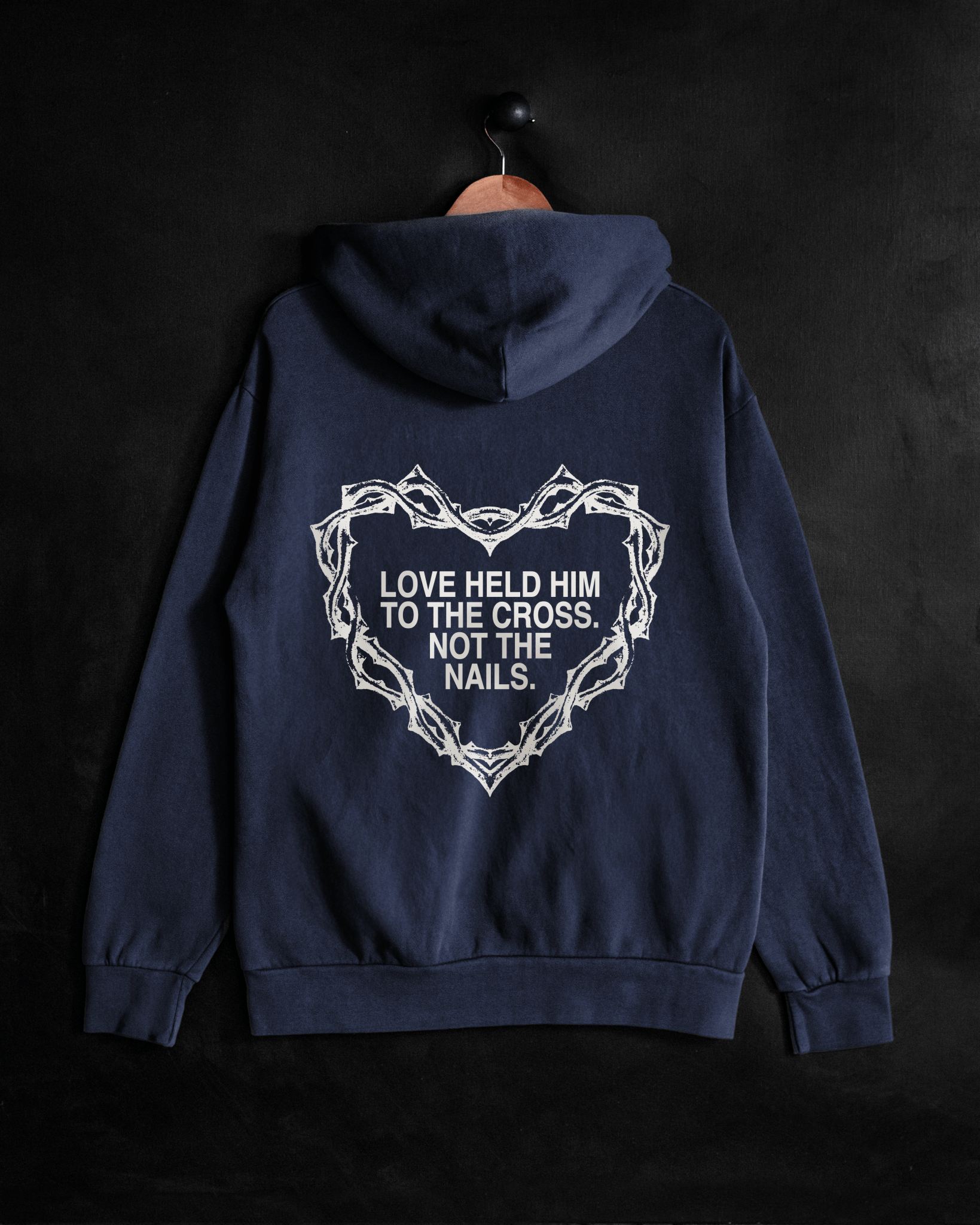 "No Greater Love" Heavyweight Hoodie (Throwback) - Proclamation Coalition