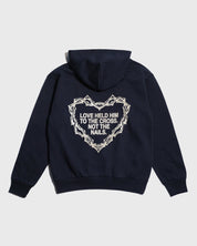 "No Greater Love" Midnight Navy Heavyweight Hoodie - Proclamation Coalition